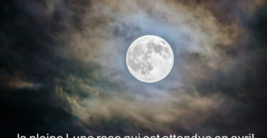 la pleine Lune rose qui est attendue en avril