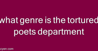 what genre is the tortured poets department